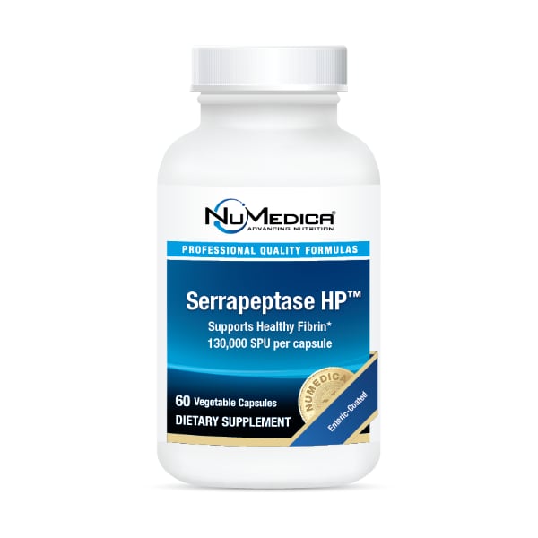 NuMedica Serrapeptase HP - 60 vegetable capsules dietary supplement