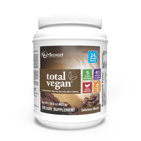 NuMedica Total Vegan Protein Mocha - 14 svgs professional-grade supplement