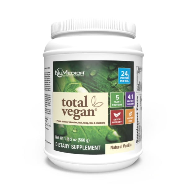NuMedica Total Vegan Protein Vanilla - 14 svgs professional-grade supplement