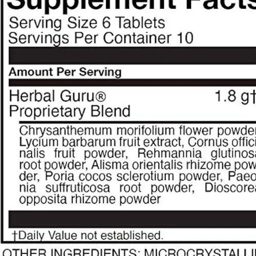 A close-up of a supplement label showing a proprietary blend section with grouped ingredients.