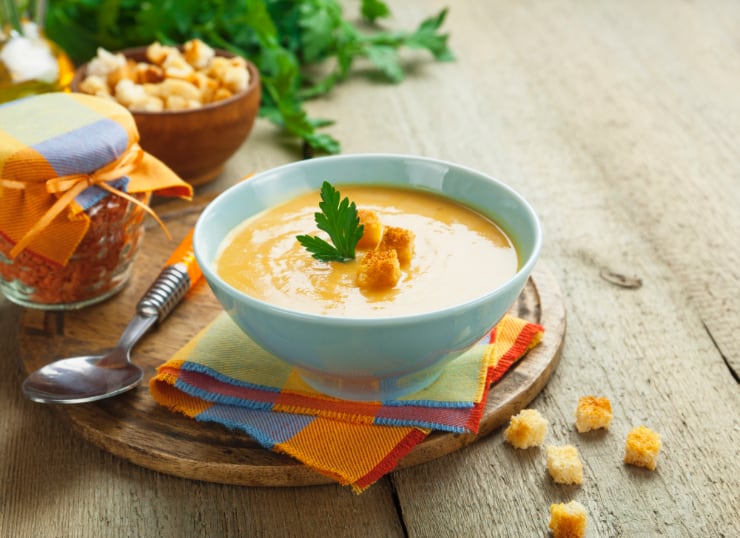 pumpkin lentil curry soup