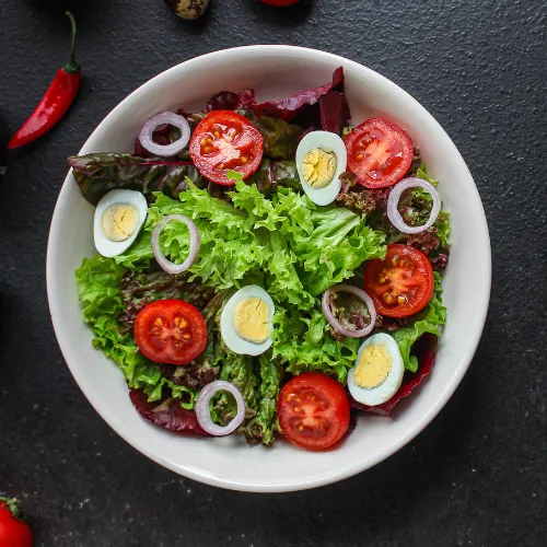 A simple meal with limited ingredients showing a restrictive eating approach.