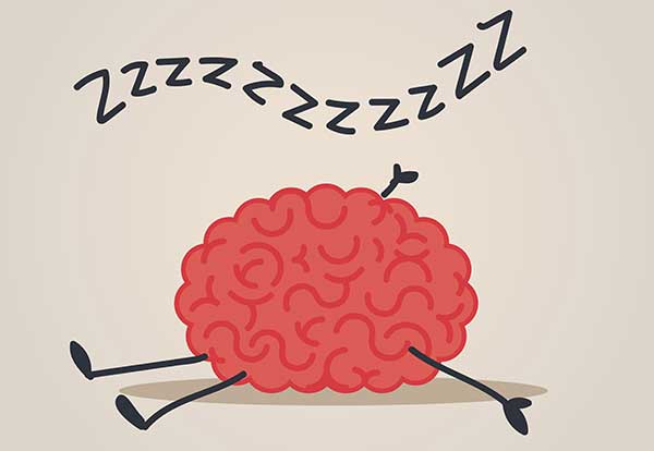 sleeping brain cartoon