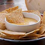 Smokey Cheese Dip with Tortilla Chips recipe