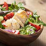 Spinach chicken Salad recipe image