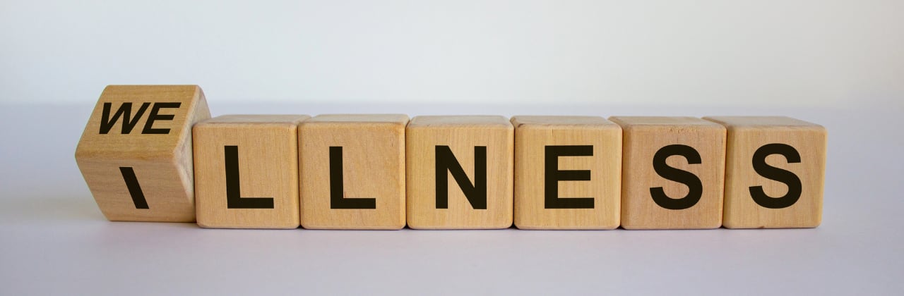 wooden block letters spelling out 