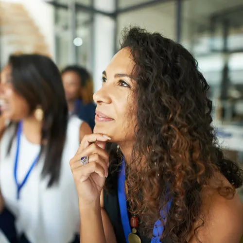 A person focused on a single task in a calm environment, reflecting attention, awareness, and mental clarity.