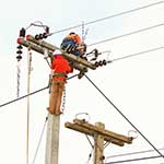 Workers Repairing Power Lines